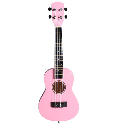 23-Inch Concert Ukulele Starter Kit, Linden Wood with Rosewood Fingerboard