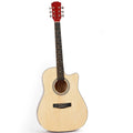 41-Inch Cutaway Acoustic Guitar Starter Kit, Natural Wood